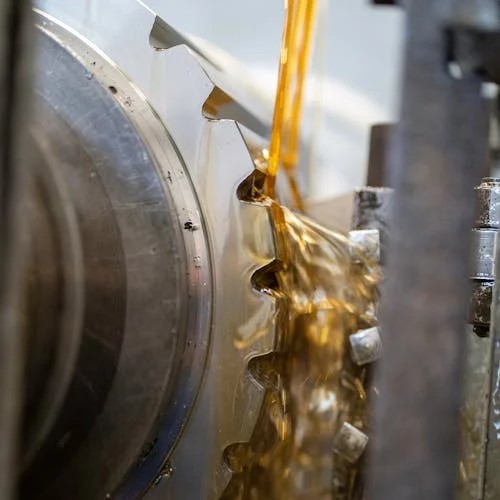 Imagen de un rodamiento metálico de alta precisión